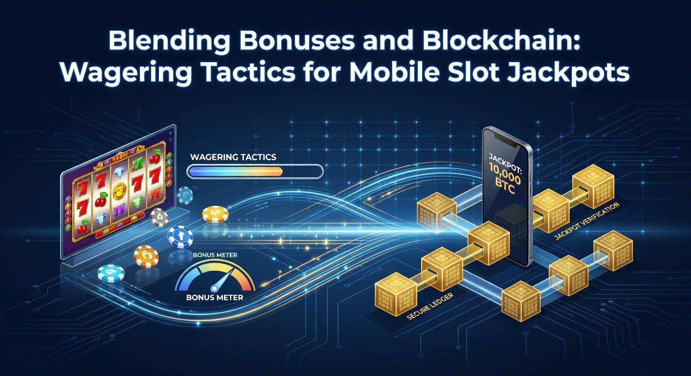 Blockchain dashboard on a smartphone overlaying a slot machine reel spin, highlighting smart contract bonus unlocks and jackpot progress bars