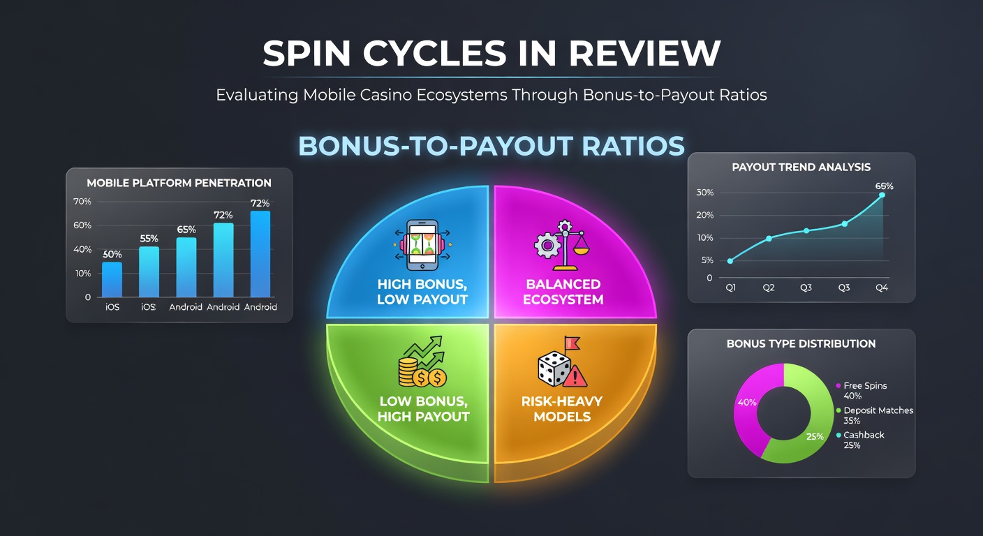 Graph charting bonus-to-payout ratios over spin cycles in various mobile casino apps, with peaks during bonus activations and troughs in base play