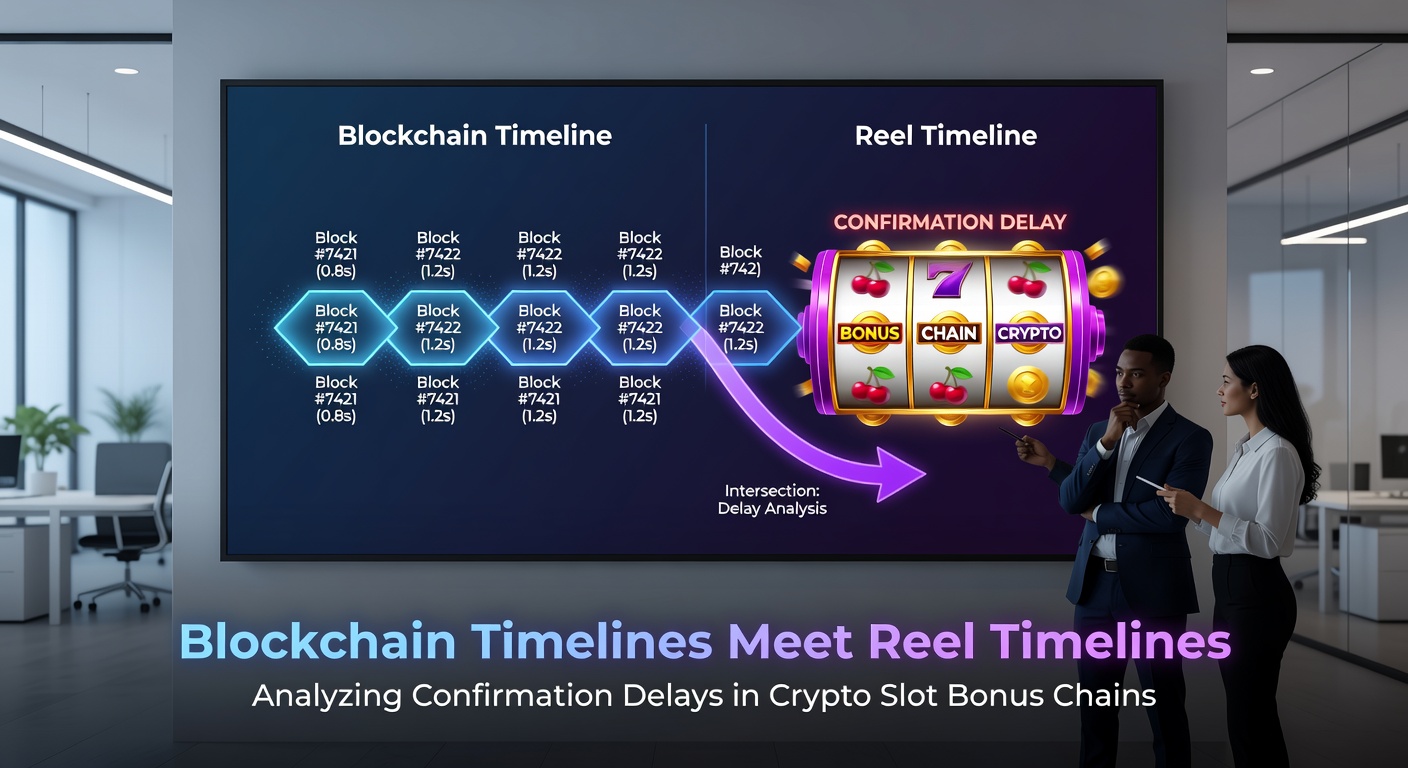 Diagram showing crypto transaction confirmation steps overlaid on slot bonus progression flow