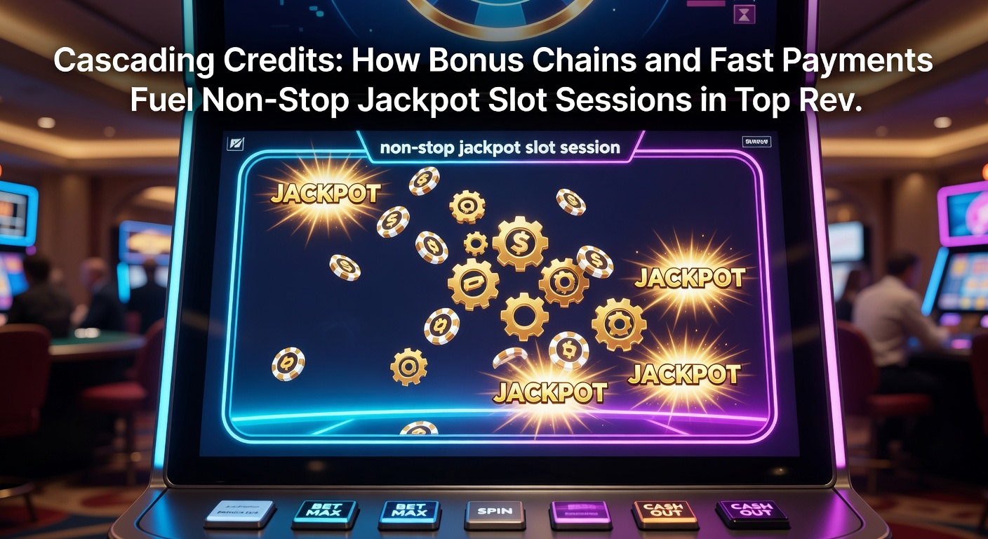 Digital wallet icons flashing instant transfer animations alongside slot screens bursting with chained bonus wins and jackpot counters climbing rapidly