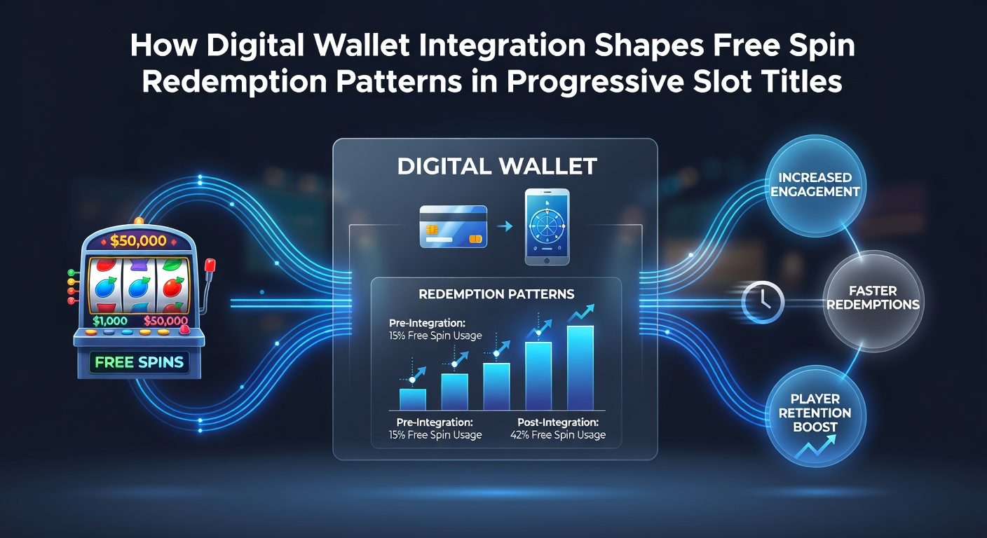 Digital wallet interface showing free spin redemption on a progressive slot game screen