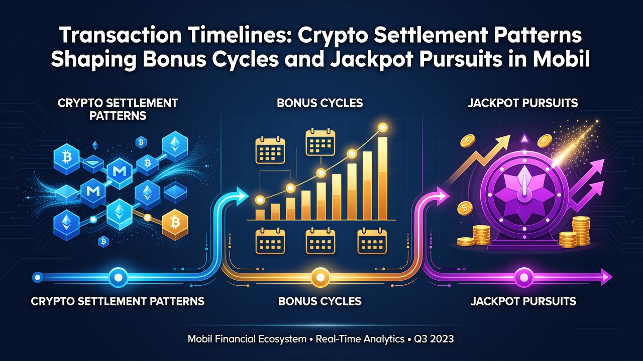 Dashboard view of mobile slot jackpot meter updating alongside crypto wallet settlement status